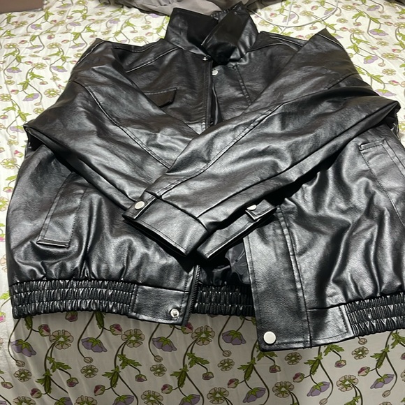 Jackets & Blazers - Never worn leather jacket